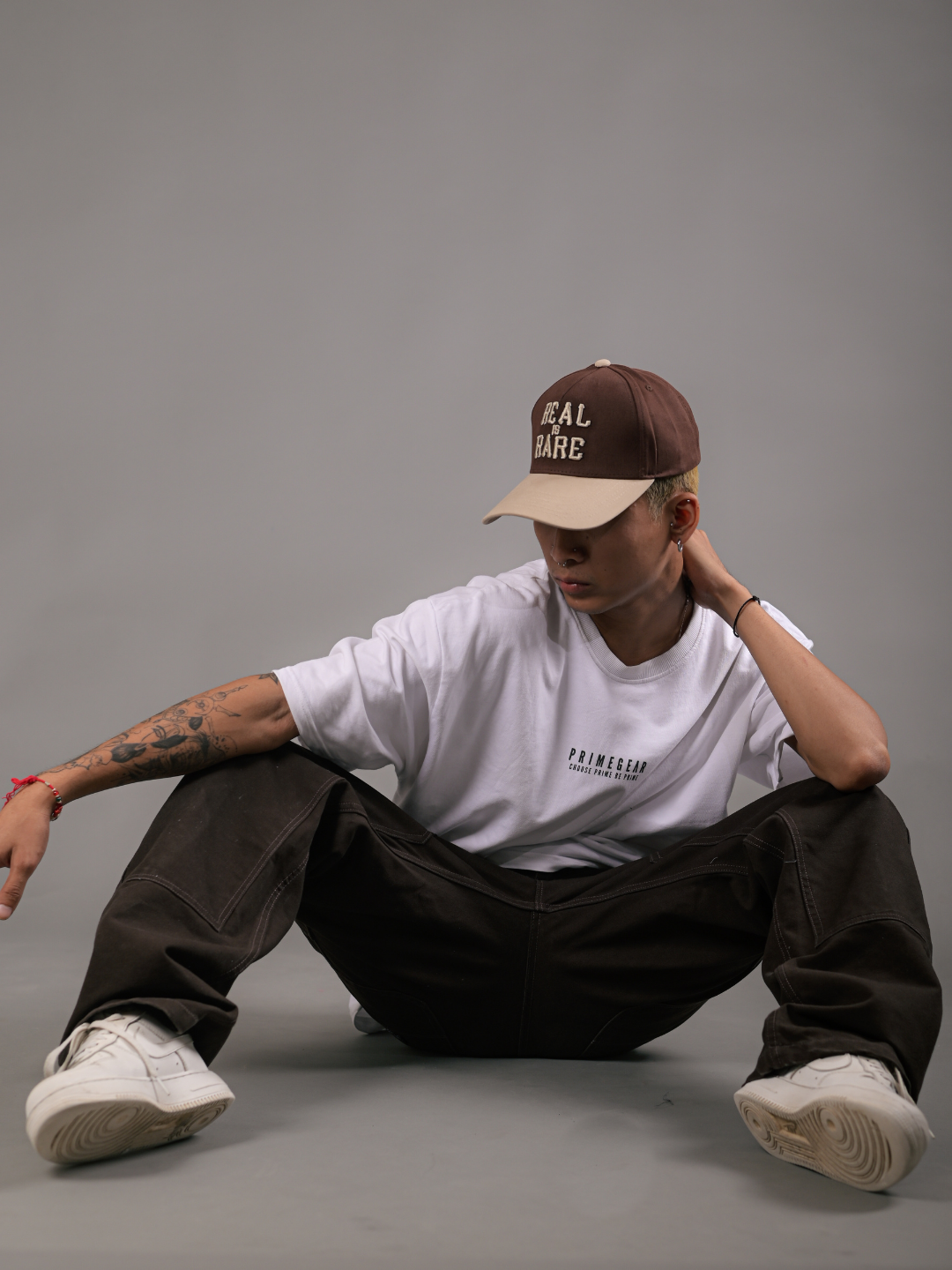 Beige & Brown Trucker Cap thumbnail 4