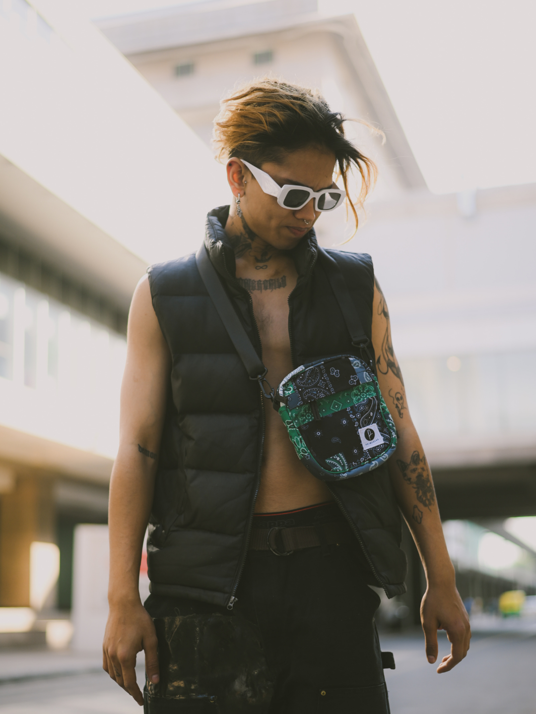 Sling Bag — Bottle Green thumbnail 4
