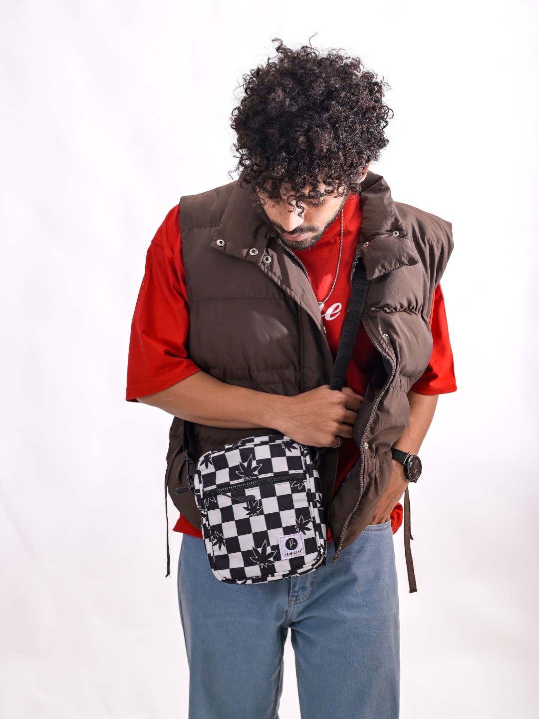 Mystic Leaves Sling Bag