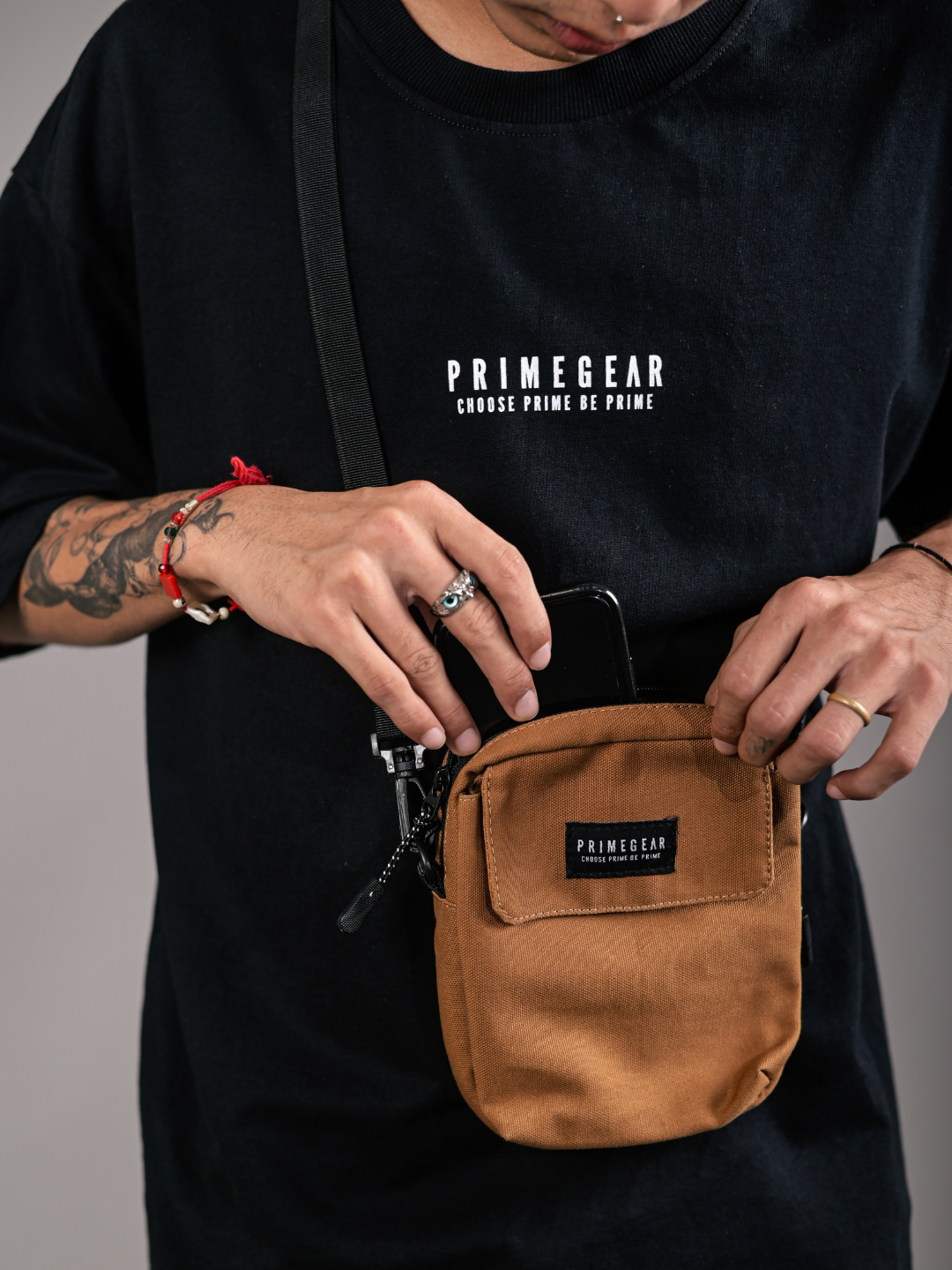 Primegear Essential Sling Khaki Bag